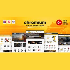 Chromium - Auto Parts Shop WordPress WooCommerce Theme